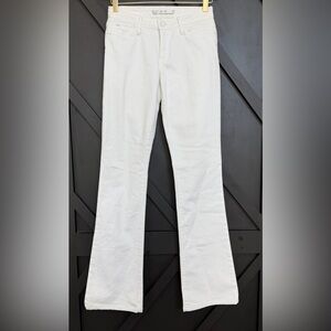 Joe’s Jeans Honey Jeans in Jenny White Wash, Moto Pocket Detail, Size 26